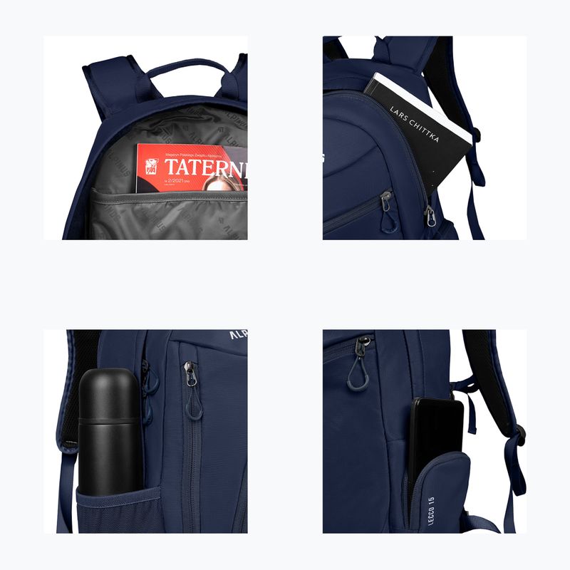 Plecak turystyczny Alpinus Lecco 15 l navy 4