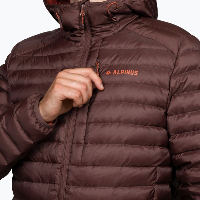 Kurtka puchowa męska Alpinus Kiruna brown 4