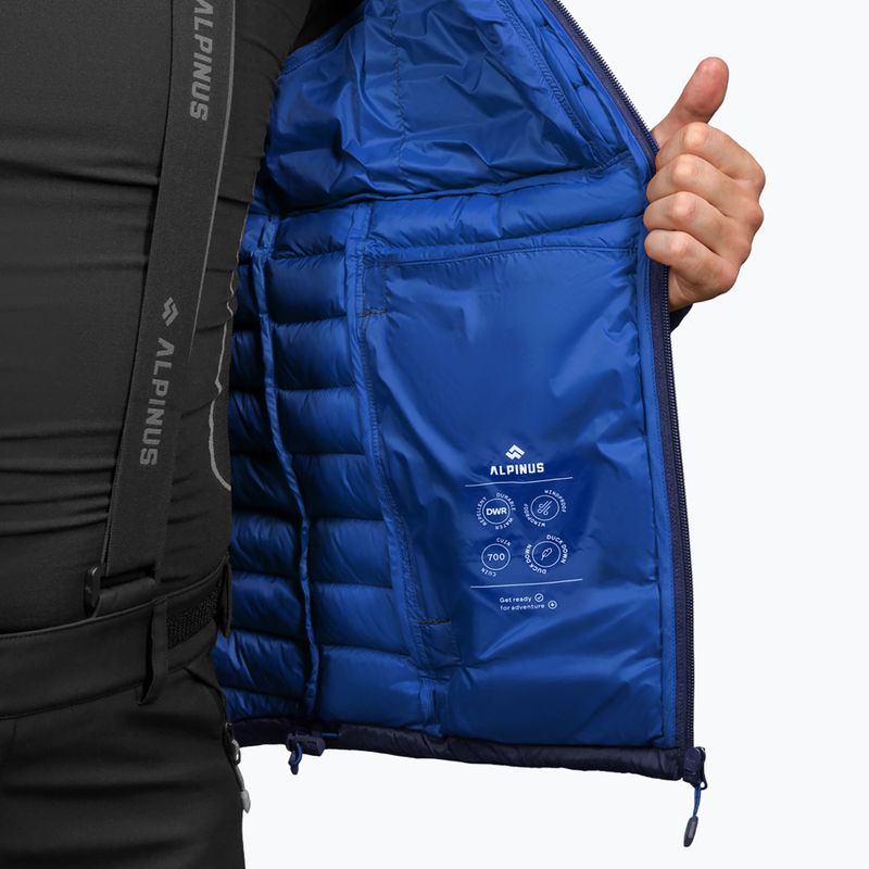 Kurtka puchowa męska Alpinus Kiruna navy blue 7