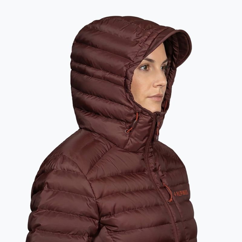 Kurtka puchowa damska Alpinus Kiruna brown 3