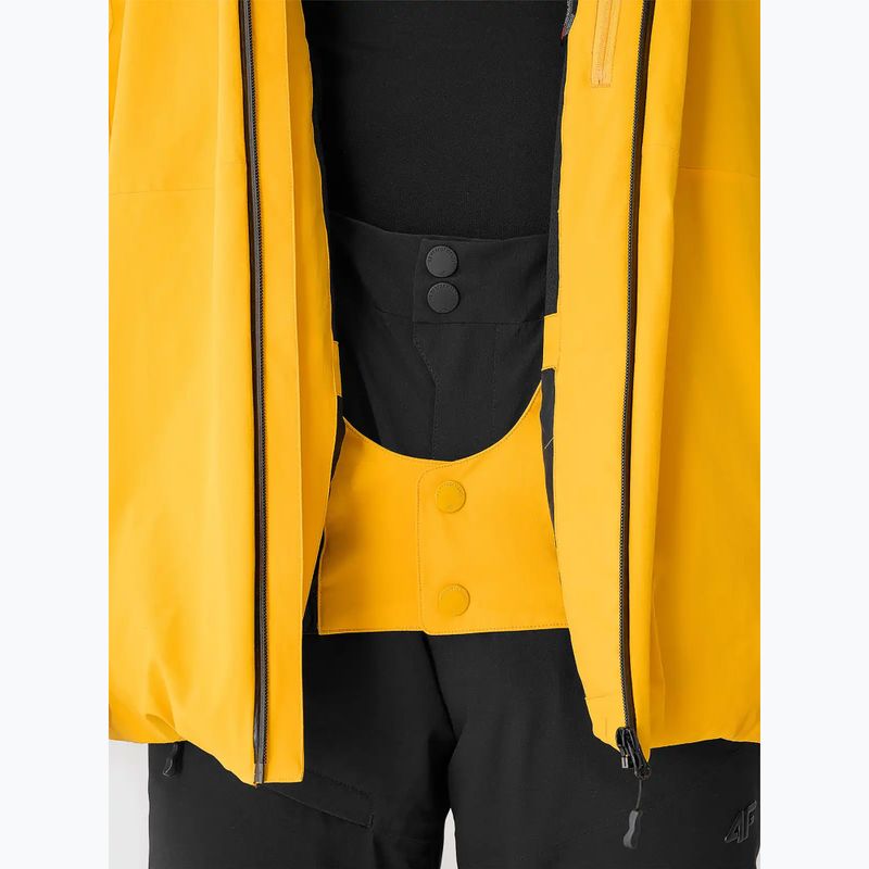Kurtka narciarska męska 4F M0877 yellow 11