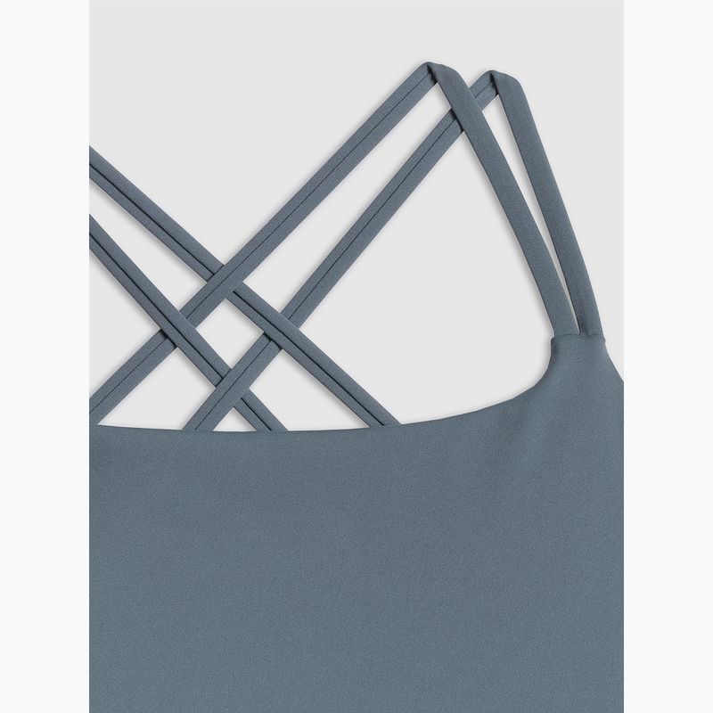 Koszulka treningowa damska 4F Solar Punk FNK F0745 denim 2