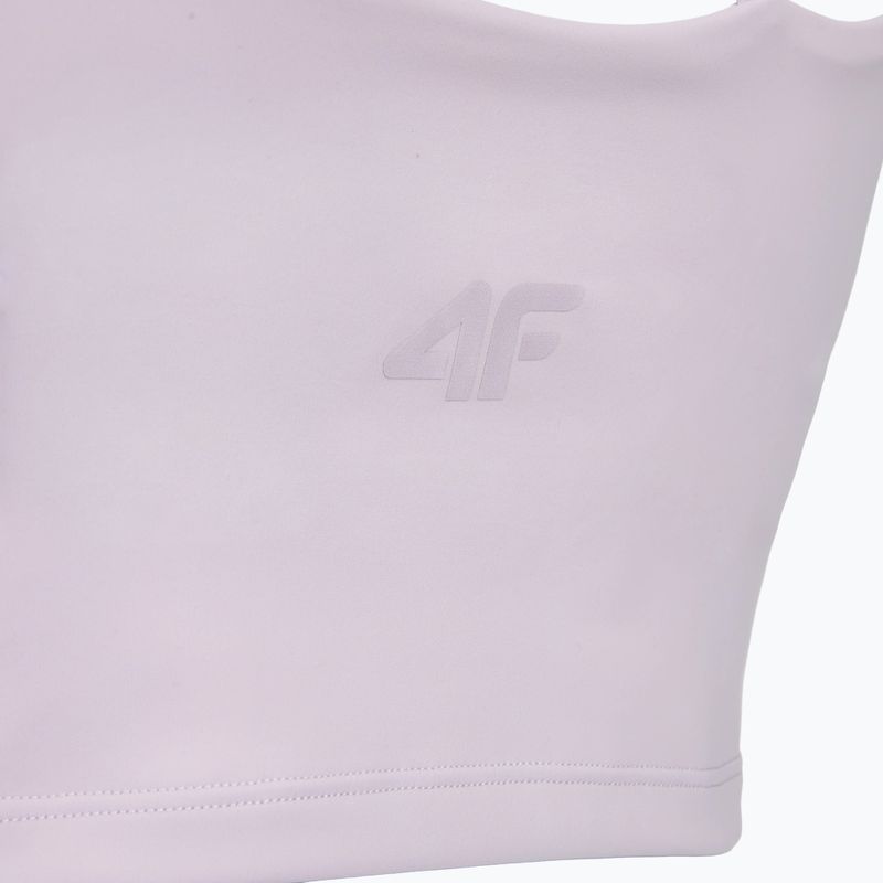 Koszulka treningowa damska 4F Solar Punk FNK F0745 light violet 3