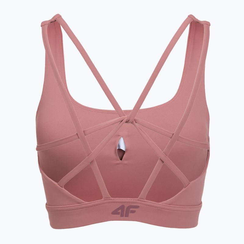 Biustonosz treningowy 4F Athletic Allure F208 light pink 9