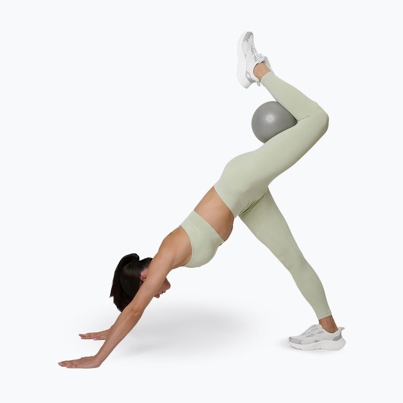 Legginsy treningowe damskie 4F Solar Punk FNK F399 light green allover 6