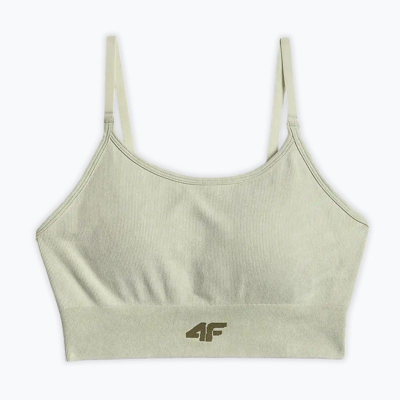 Biustonosz treningowy 4F Solar Punk F203 light green allover 8