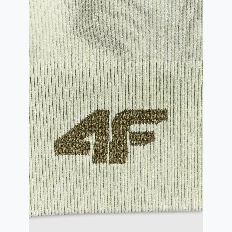 Biustonosz treningowy 4F Solar Punk F203 light green allover 9