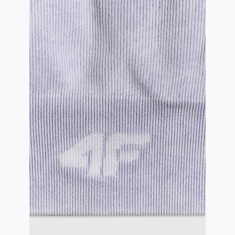 Biustonosz treningowy 4F Solar Punk F203 violet allover 9