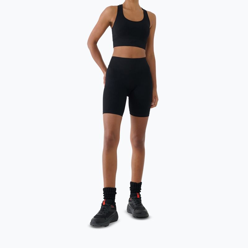 Legginsy treningowe damskie 4F Multiative FNK F087 deep black 4