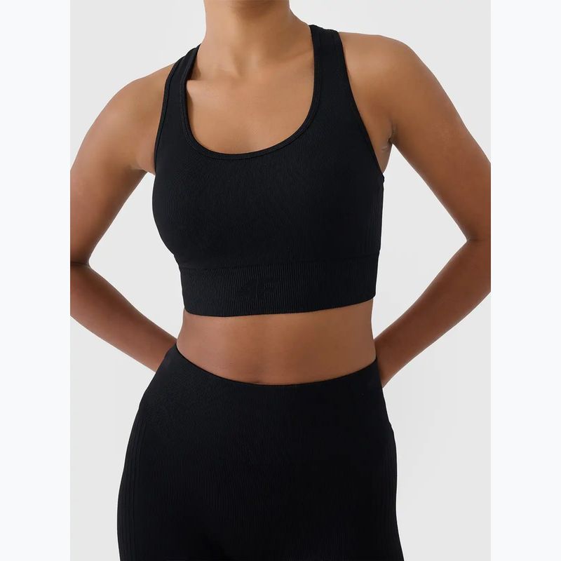 Biustonosz treningowy 4F Multiactive F242 deep black 4