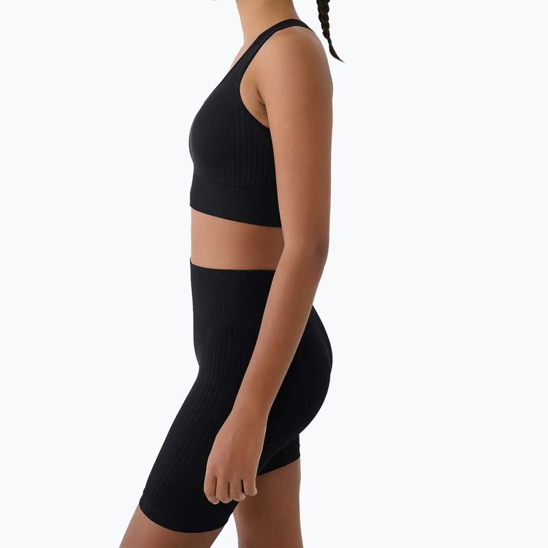 Biustonosz treningowy 4F Multiactive F242 deep black 5