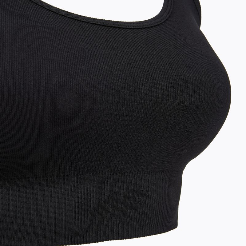 Biustonosz treningowy 4F Multiactive F242 deep black 9