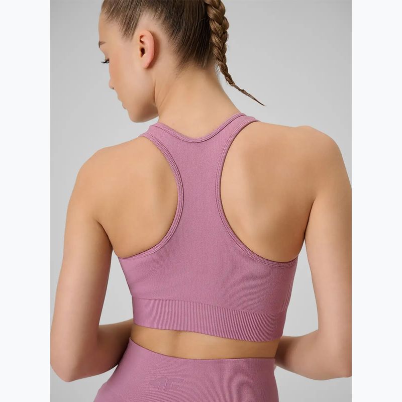 Biustonosz treningowy 4F Multiactive F242 coral 3