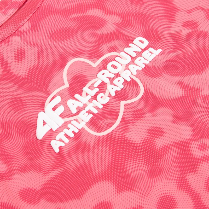 Koszulka dziecięca 4F The Color's Energy F1965 light pink allover 3