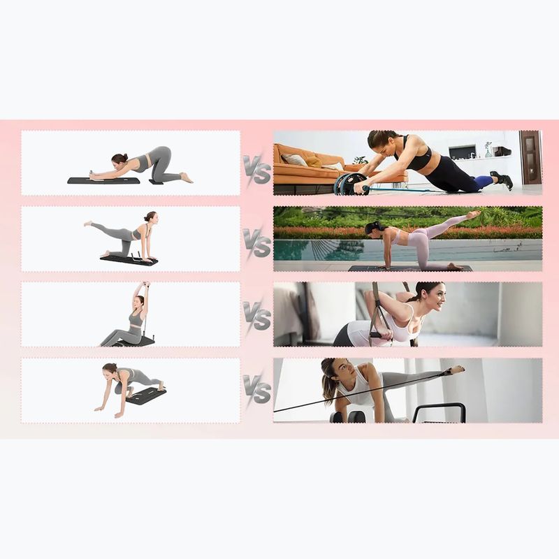 Reformer do pilatesu Extralink DNXGHJNKERMLPM Black 7