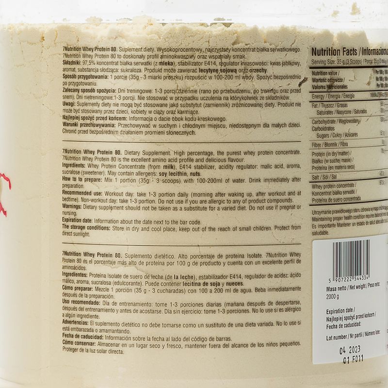 Whey 7Nutrition Protein 80 2 kg White Choco Cherry 2