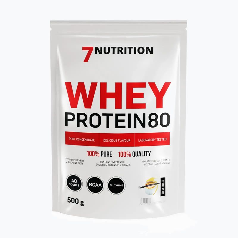 Whey 7Nutrition Protein 80 500 g Creme Brulle