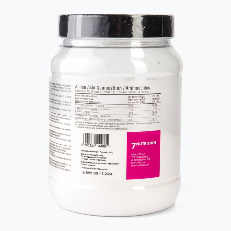 BCAA 7Nutrition Master 500 g Raspberry 3