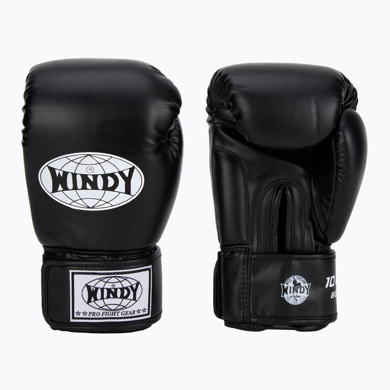 Rękawice bokserskie WINDY Classic Synthetic Leather black