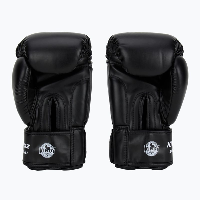 Rękawice bokserskie WINDY Classic Synthetic Leather black 3