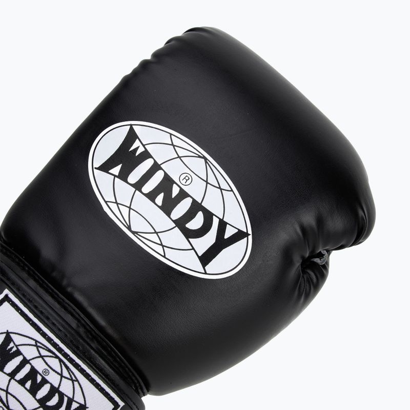 Rękawice bokserskie WINDY Classic Synthetic Leather black 5