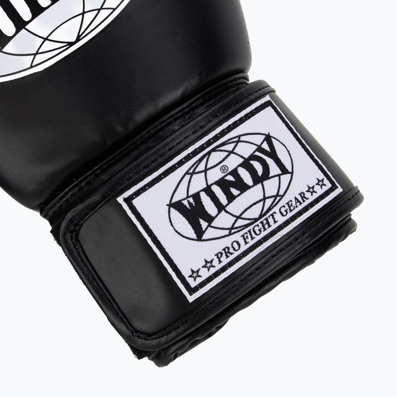 Rękawice bokserskie WINDY Classic Synthetic Leather black 6