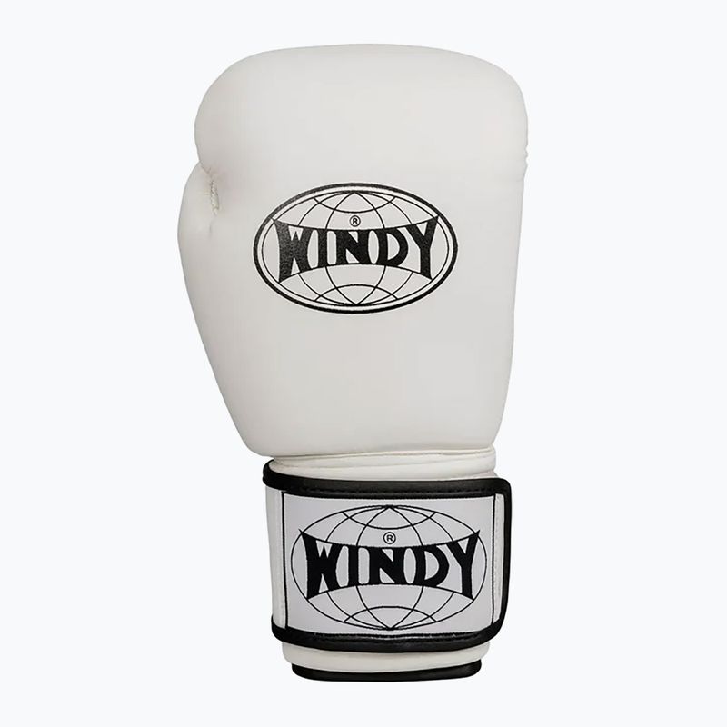Rękawice bokserskie WINDY Classic Synthetic Leather white 8