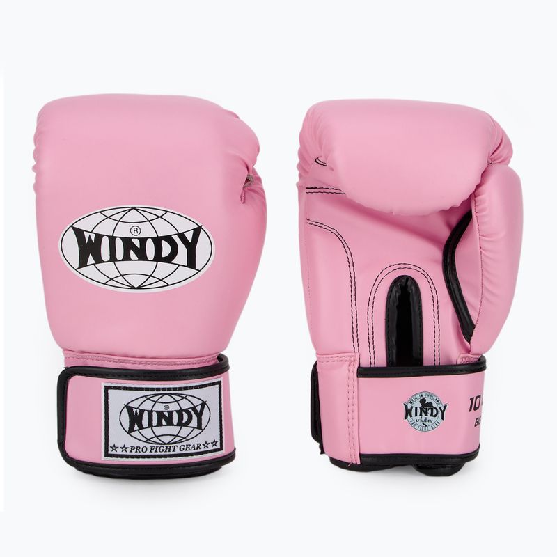 Rękawice bokserskie WINDY Classic Synthetic Leather pink