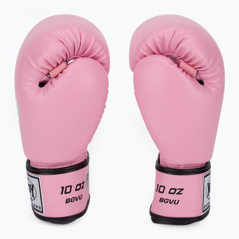 Rękawice bokserskie WINDY Classic Synthetic Leather pink 4