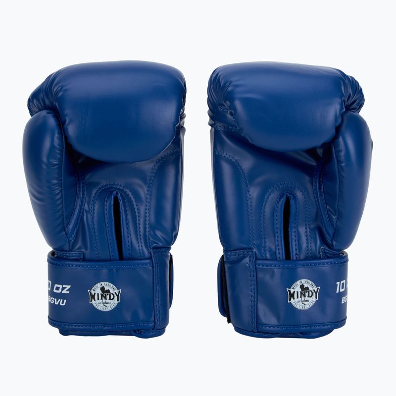 Rękawice bokserskie WINDY Classic Synthetic Leather blue 3