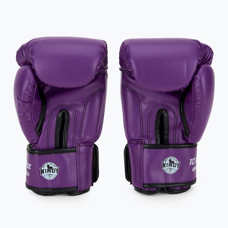 Rękawice bokserskie WINDY Classic Synthetic Leather purple 3