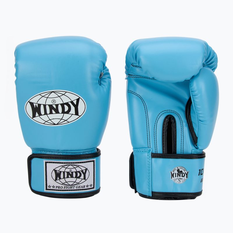 Rękawice bokserskie WINDY Classic Synthetic Leather sky blue