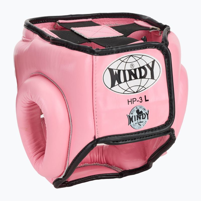 Kask bokserski WINDY Genuine Leather pink 3