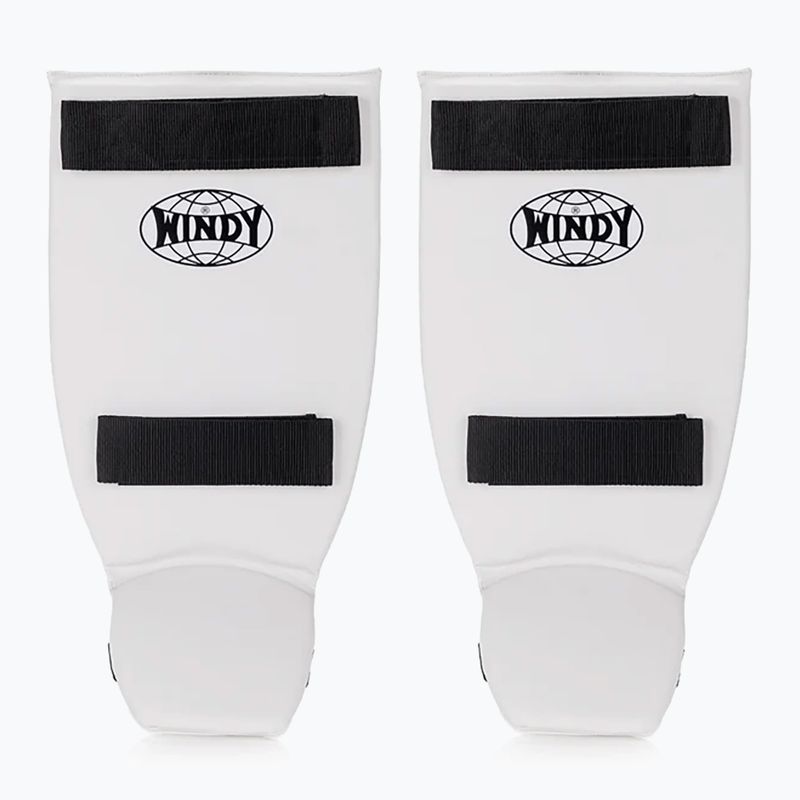 Ochraniacze piszczeli i stóp WINDY Classic Double Strap white 9