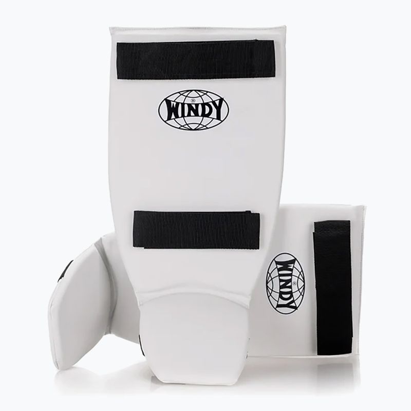 Ochraniacze piszczeli i stóp WINDY Classic Double Strap white 10