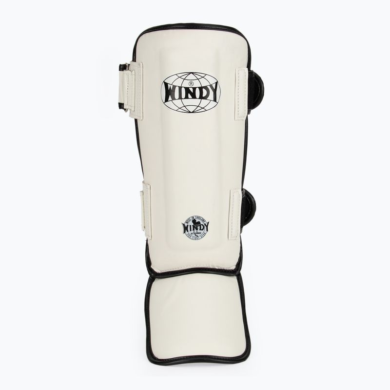 Ochraniacze piszczeli i stóp WINDY Classic Double Strap white 4