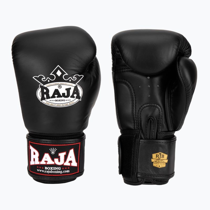 Rękawice bokserskie RAJA BOXING Single Standard Genuine Leather black