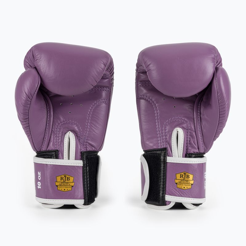 Rękawice bokserskie RAJA BOXING Single Standard Genuine Leather purple 3