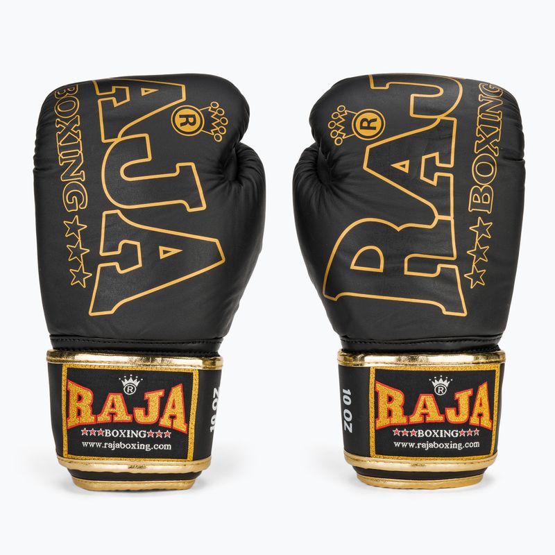Rękawice bokserskie RAJA BOXING Origin Standard Genuine Leather black 2