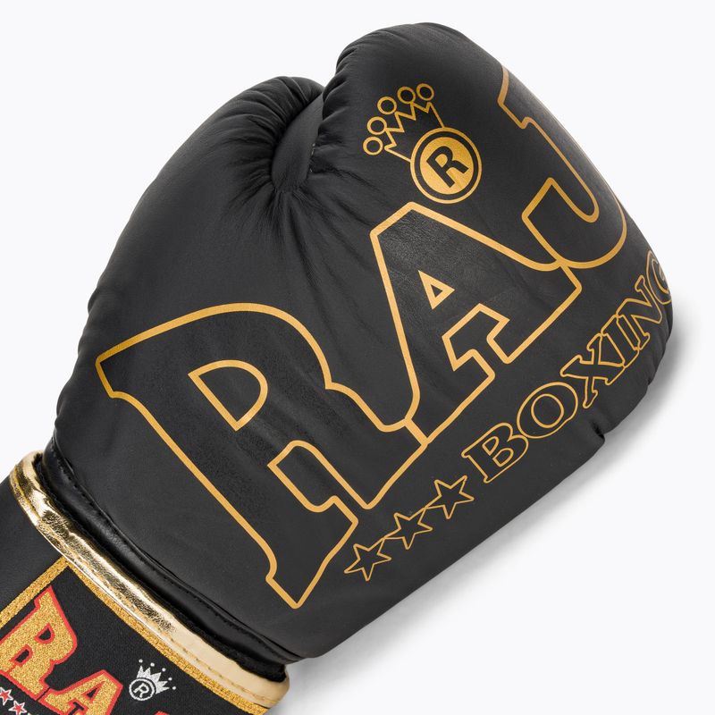 Rękawice bokserskie RAJA BOXING Origin Standard Genuine Leather black 5