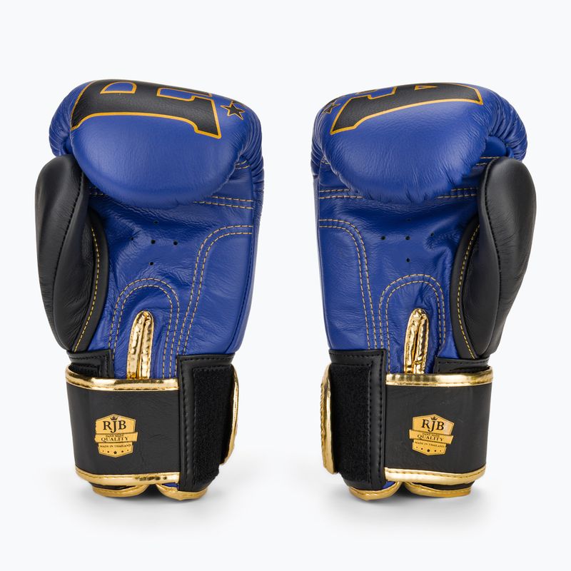 Rękawice bokserskie RAJA BOXING Origin Standard Genuine Leather blue 3