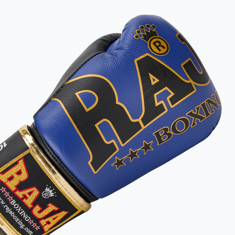 Rękawice bokserskie RAJA BOXING Origin Standard Genuine Leather blue 5