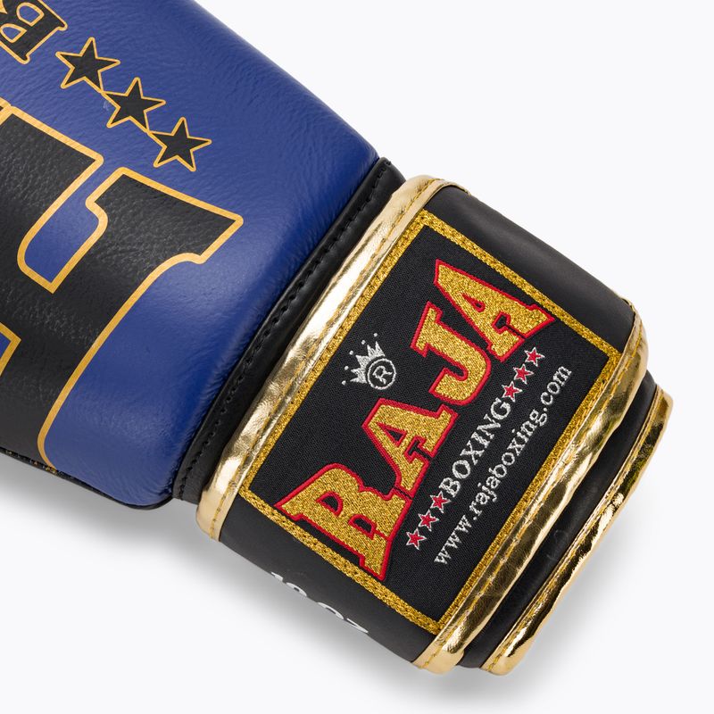 Rękawice bokserskie RAJA BOXING Origin Standard Genuine Leather blue 6