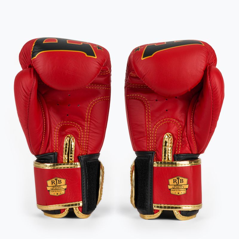 Rękawice bokserskie RAJA BOXING Origin Standard Genuine Leather red 3