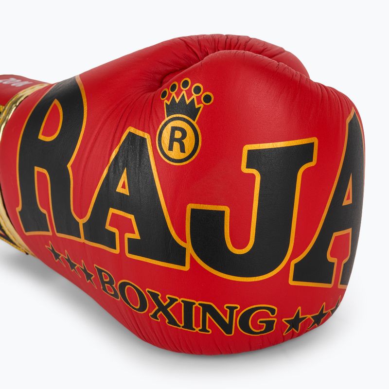 Rękawice bokserskie RAJA BOXING Origin Standard Genuine Leather red 5