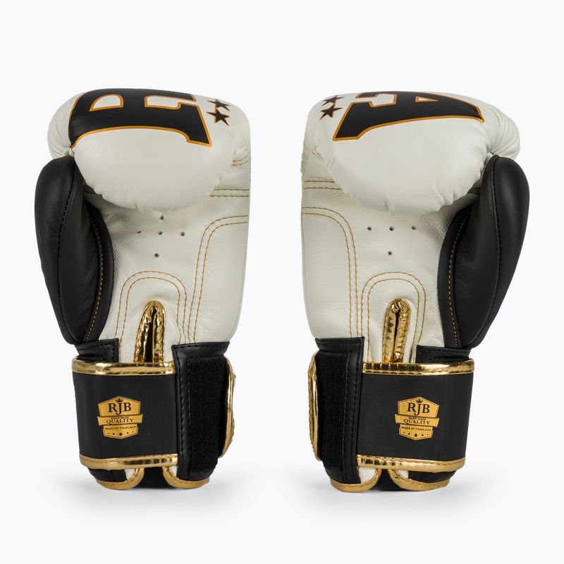 Rękawice bokserskie RAJA BOXING Origin Standard Genuine Leather white 3