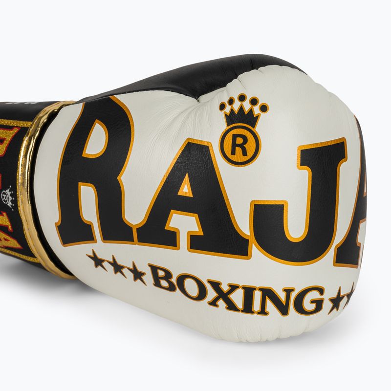 Rękawice bokserskie RAJA BOXING Origin Standard Genuine Leather white 5