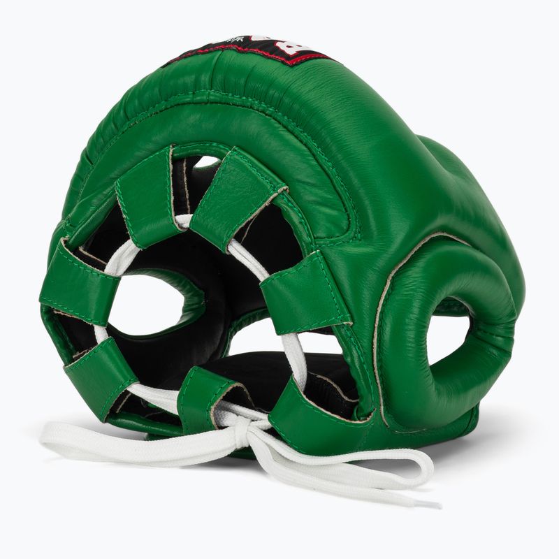 Kask bokserski RAJA BOXING Genuine Leather green 6
