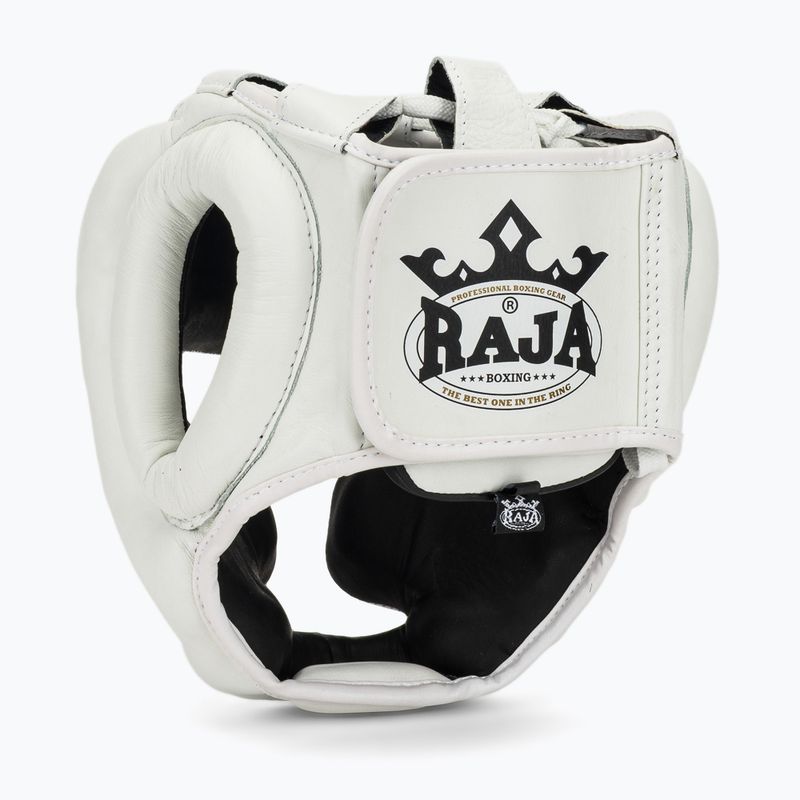 Kask bokserski RAJA BOXING Genuine Leather white 3