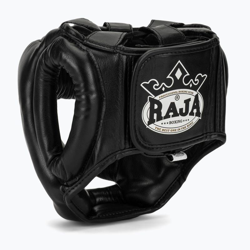 Kask bokserski RAJA BOXING Semi Leather black 3